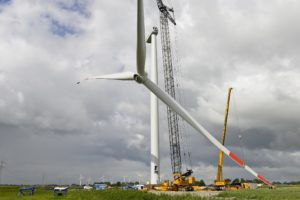 Germany construction of wind turbine SENVION 3.2M114