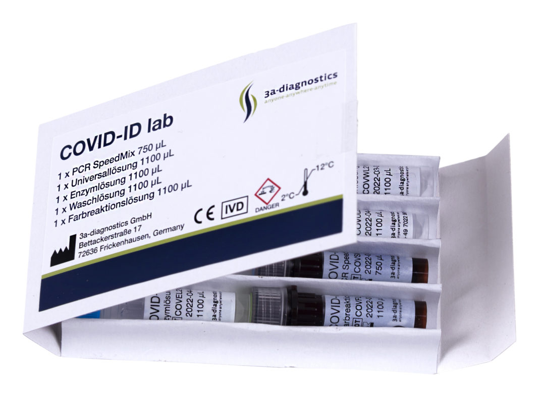 Covid-19 PCR-Schnelltest 3a diagnostics/Xphyto