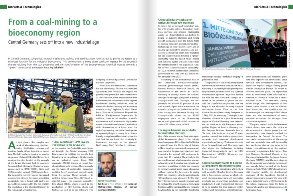 Blick in die Ausgabe 4/2022 Circular Bioeconomy
