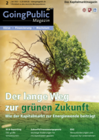 Baum, halb grün, halb verdorrt auf brüchigem Boden