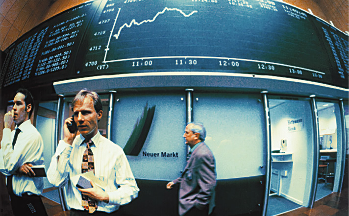 Der Neue Markt löste eine große Begeisterung an Unternehmertum im Allgemeinen und insbesondere auch in der Biotechnologie aus. Symbolbild Neuer Markt. Foto Copyright: GoingPublic Archiv / Deutsche Börse AG