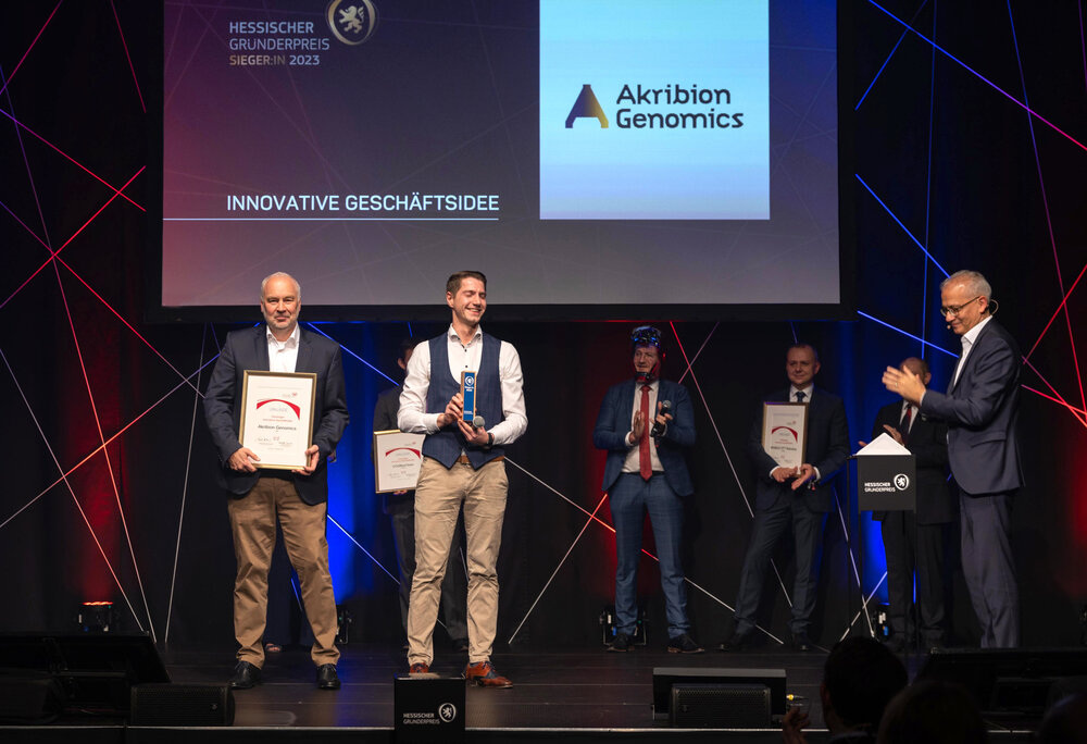 Akribion Genomics erhält Hessischen Gründerpreis