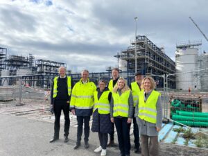 Tour of UPM’s biorefinery in Leuna, Germany. Photo: © Anna Eiglsperger