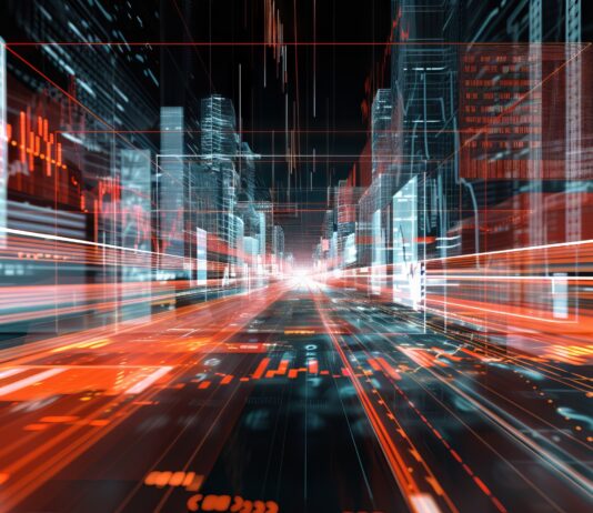 3D model of intra day stock market movements
