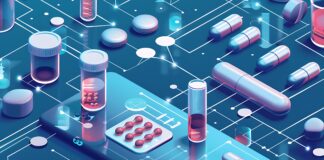Aidriven pharmaceutical research platform analyzing vast datasets to discover new drug candidates and accelerate drug development minute infographic scrutiny of AI in future drug ... Mehr anzeigen Von Premium Graphics