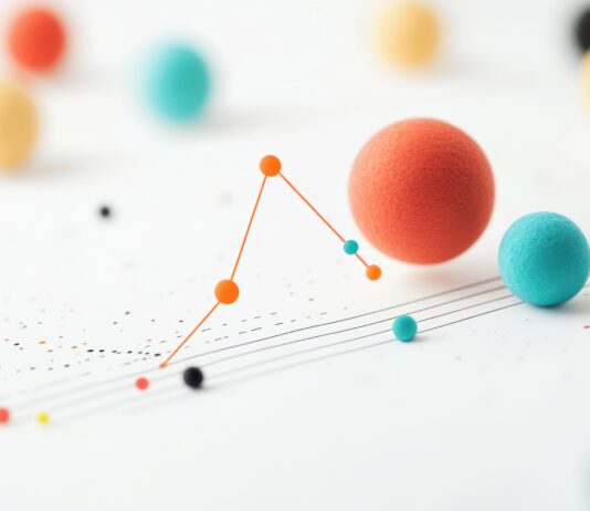 A scatter plot with a hand drawn illustration of a trend line, showcasing a scientific hypothesis. Copyright: MAY - stock.adobe.com