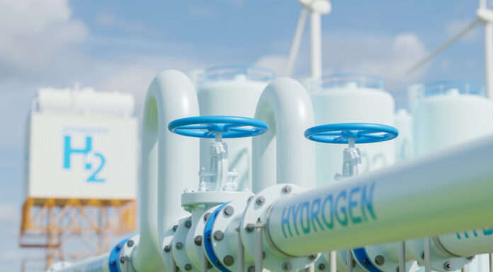 SFC Energy: Überzeugende Zahlen 2024, Aktie attraktiv bewertet Symbolbild. hydrogen pipeline of energy sector towards to ecology,carbon credit,Clean Energy,secure,carbon neutral,transformation,solar,power plant and energy sources balance to replace natural gas.3d rendering. Copyright: Yingyaipumi - stock.adobe.com