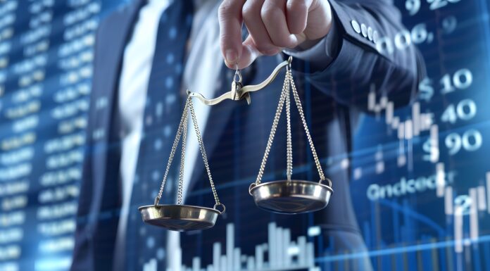 Symbolbild "Rechtssicherheit" (Regulatory analyst examining the impact of monetary charges on securities markets. Generiert mit KI). Copyright: Jasmine - stock.adobe.com