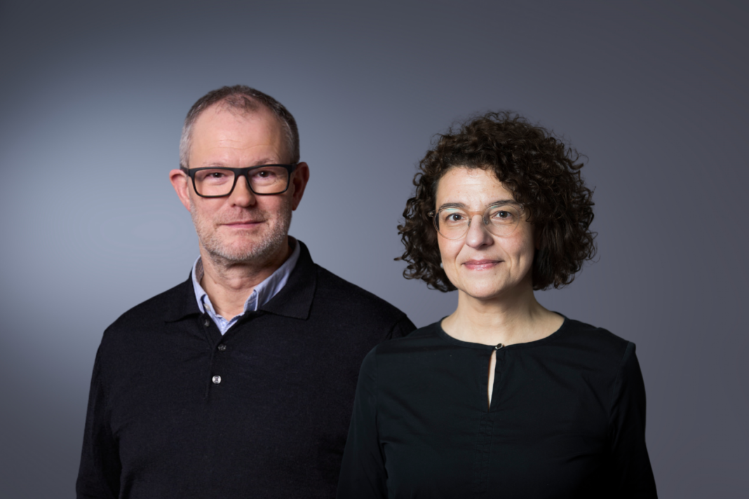 Dr. Achim Plum, Geschäftsführer HTGF, und Dr. Angelika Vlachou, Partnerin HTGF. Copyright: HTGF