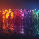 Colorful puzzle pieces form diverse group of people. Concept of teamwork, business structure. Visualizes company departments, teams. Illustrates hiring new employees. Emphasizes cooperation. Copyright: Jack - stock.adobe.com