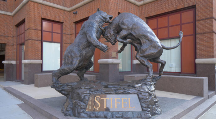 Stifel Investment Company in St. Louis - ST. LOUIS, USA - JUNE 19, 2019. Copyright: 4kclips - stock.adobe.com