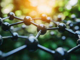 Symbolbild "Grüne Chemie". bio-based materials and green technology as sustainable alternatives for manufacturing, emphasizing innovation in organic compounds for eco-friendly solutions. Copyright: Your Hand Please - stock.adobe.com