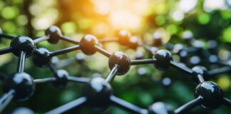 Symbolbild "Grüne Chemie". bio-based materials and green technology as sustainable alternatives for manufacturing, emphasizing innovation in organic compounds for eco-friendly solutions. Copyright: Your Hand Please - stock.adobe.com