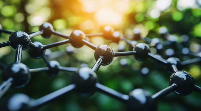Symbolbild "Grüne Chemie". bio-based materials and green technology as sustainable alternatives for manufacturing, emphasizing innovation in organic compounds for eco-friendly solutions. Copyright: Your Hand Please - stock.adobe.com