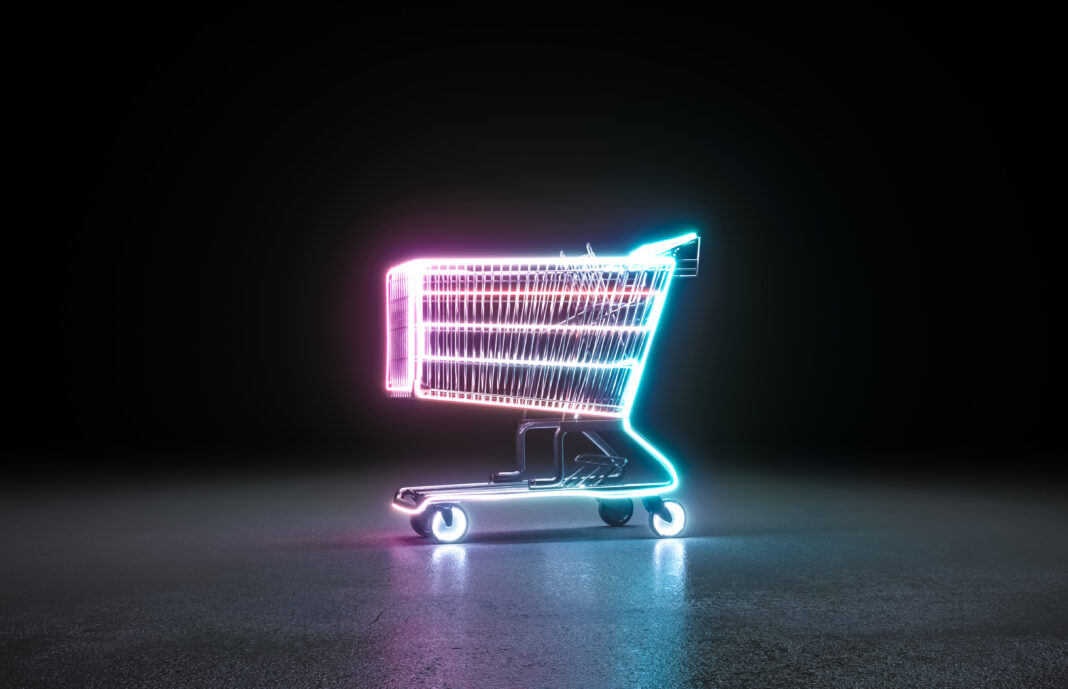 Symbolbild: Cyberpunk electronic night background concept. Copyright: egor - stock.adobe.com
