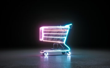 Symbolbild: Cyberpunk electronic night background concept. Copyright: egor - stock.adobe.com