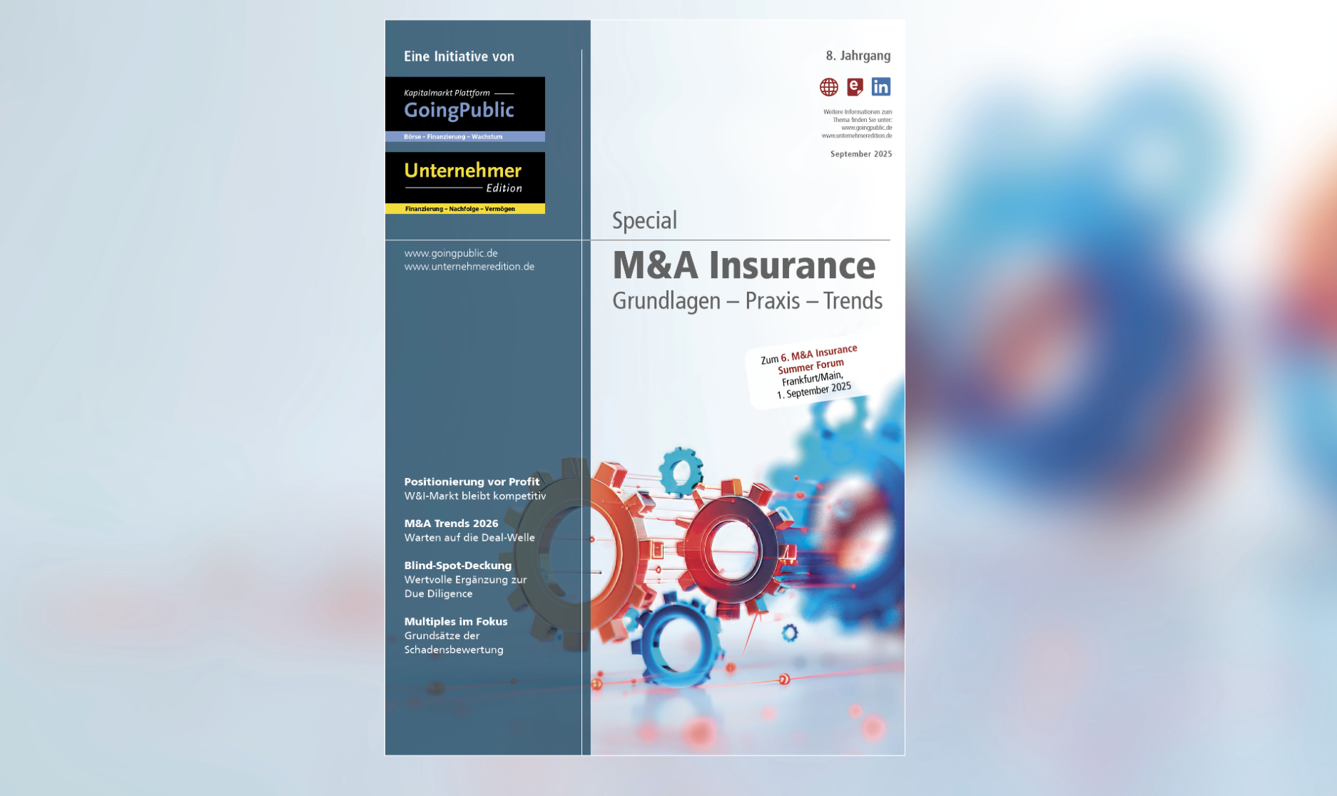 Out-Now-M-A-Insurance-Special-Positionierung-first-Neue-Trends-auf-dem-Markt-der-W-I-Policen-8-Jahrgang-