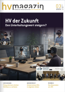HV-Magazin 3/2025 - HV der Zukunft - Den Unterhaltungswert steigern?