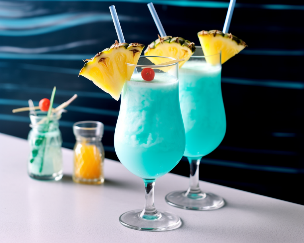 "Klassische" Curaçaos sind nicht blau. Doch bunt gefärbte Curaçaos bieten mehr Möglichkeiten der farblichen Gestaltung von Cocktails. Am bekanntesten und beliebtesten ist hier vor allem der blaue Curaçao Copyright Foto: Aquamondis