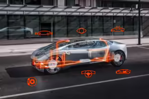 Das Fahrzeug der Zukunft setzt auf domänenübergreifende Hochleistungsrechner. Copyright: Aumovio
