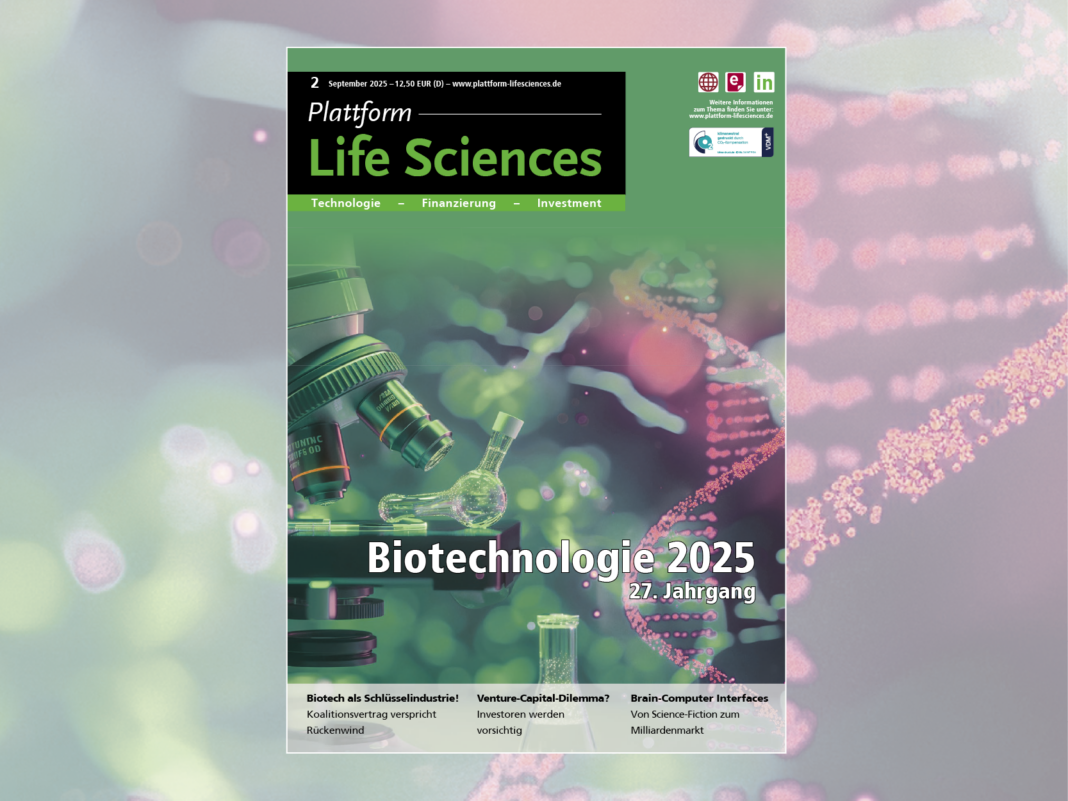 Titelbild Plattform Life Sciences-Ausgabe 2/2025