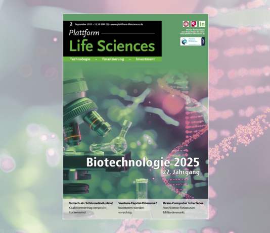 Titelbild Plattform Life Sciences-Ausgabe 2/2025