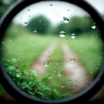Zur EU-Bioökonomiestrategie: „Findings are not bindings“ Close up of raindrops on a magnifying glass revealing a blurred green path and foliage. Copyright: BOJOShop - stock.adobe.com
