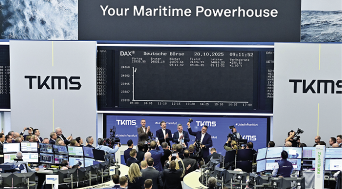 U-Boot-Bauer TKMS seit Dezember im MDAX
