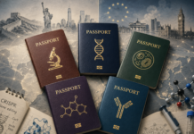 Symbolibild "Biotech-Passport". Created with AI