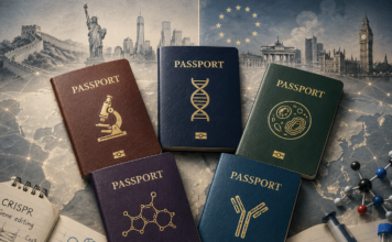 The Best Asset Doesn’t Have a Passport Symbolibild "Biotech-Passport". Created with AI