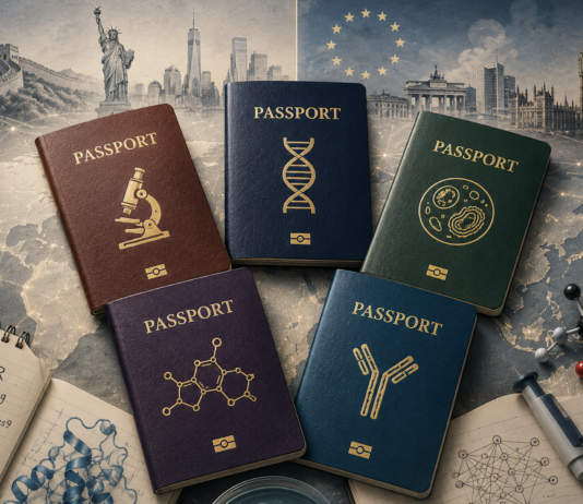 The Best Asset Doesn’t Have a Passport Symbolibild "Biotech-Passport". Created with AI