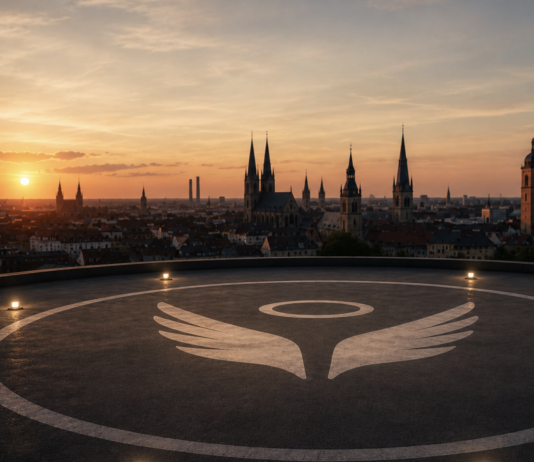 Neuer Landeplatz für Engel